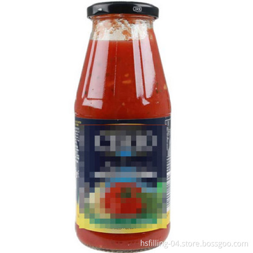 Tomato Sauce Jar Filling Cap Sealing Machine